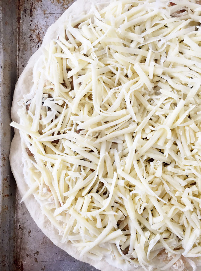 White pizza cheese