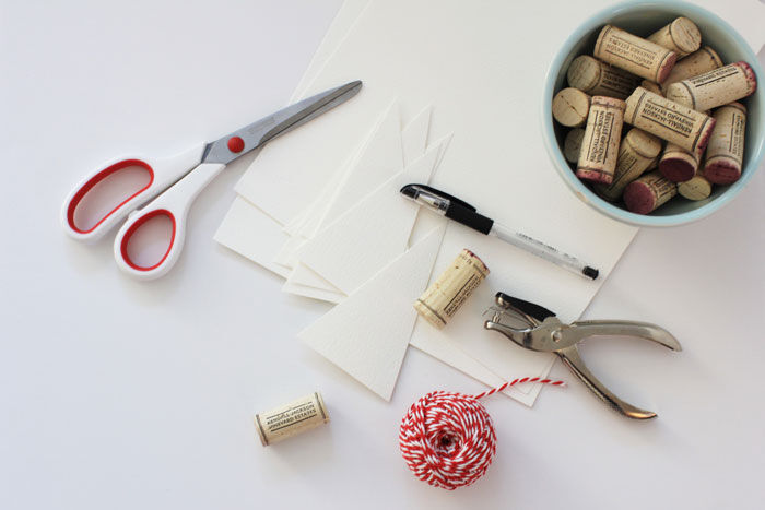 Wine cork ornament supplies