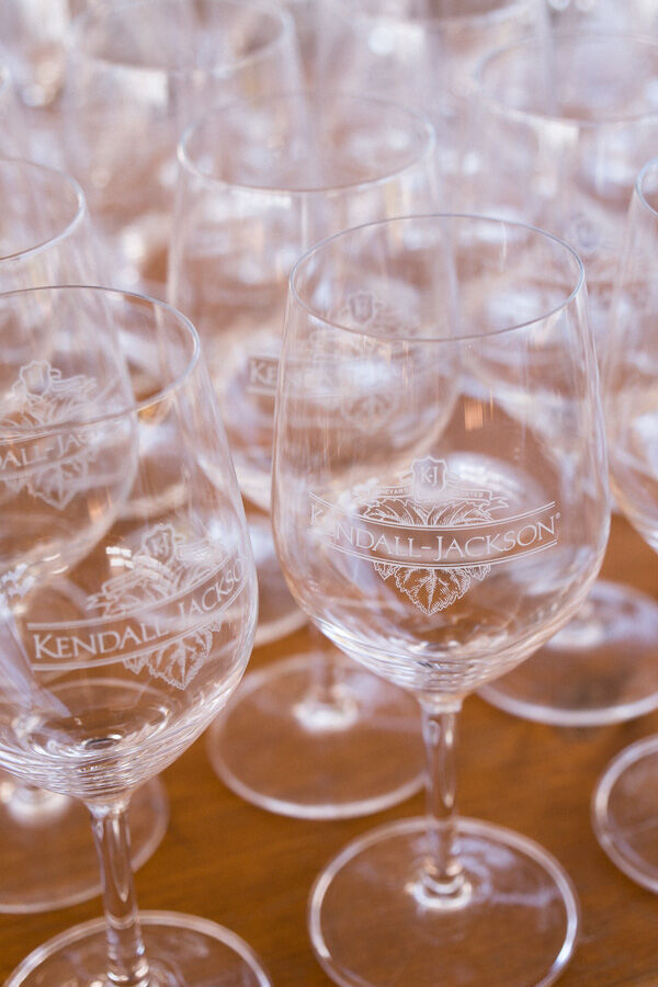 Wine tasting glasses