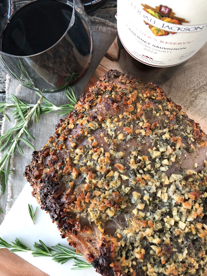 Prime Rib with Cabernet Sauvignon Wine