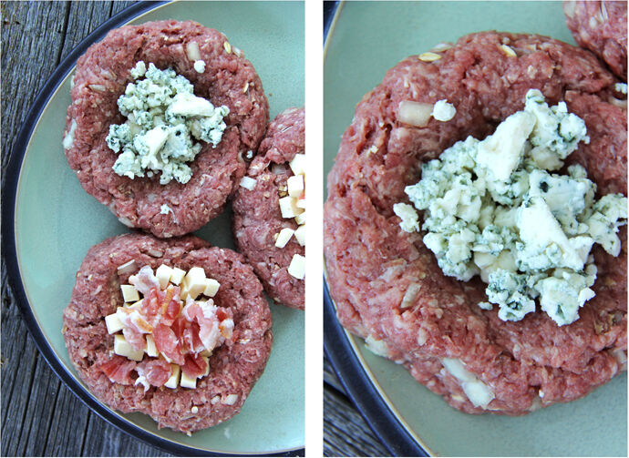 Stuffed burgers