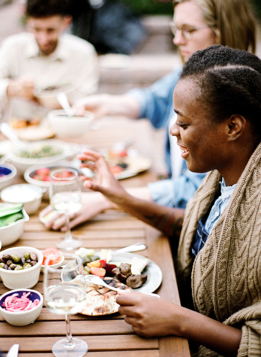 Eating and drinking outdoors