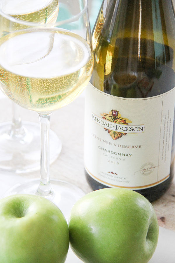 Kendall-Jackson Chardonnay with apples