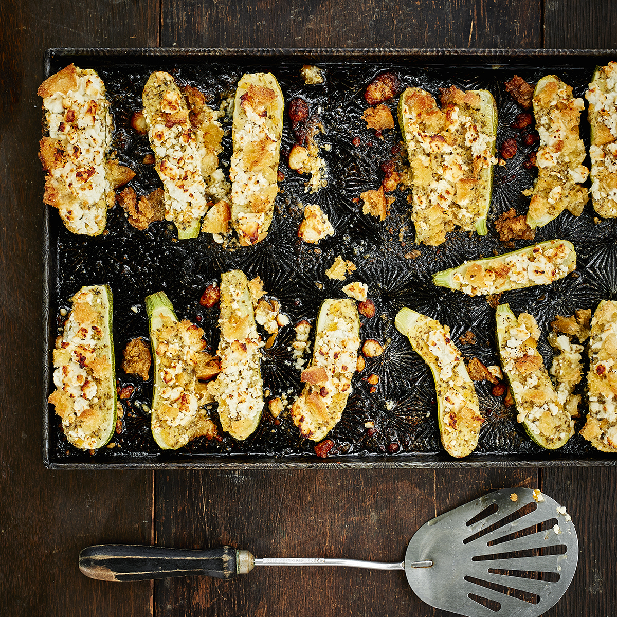 Baked Zucchini with Feta